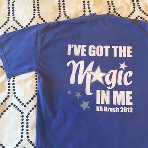 Kappa Delta Blue Orlando Magic Comfort Colors Tee